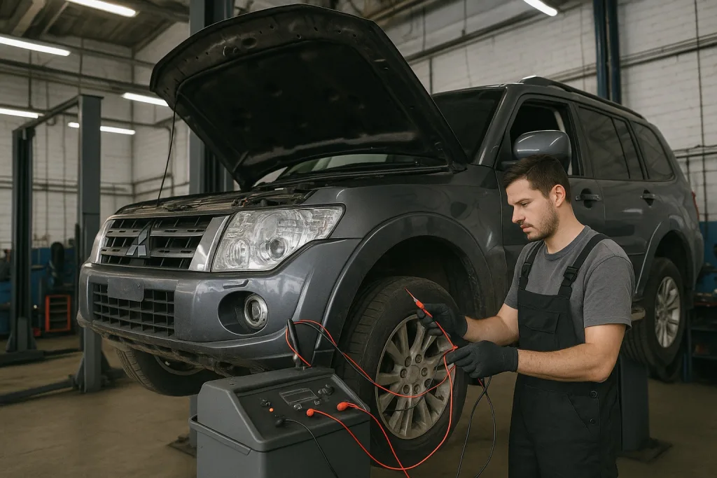 ремонт электрики mitsubishi pajero 3