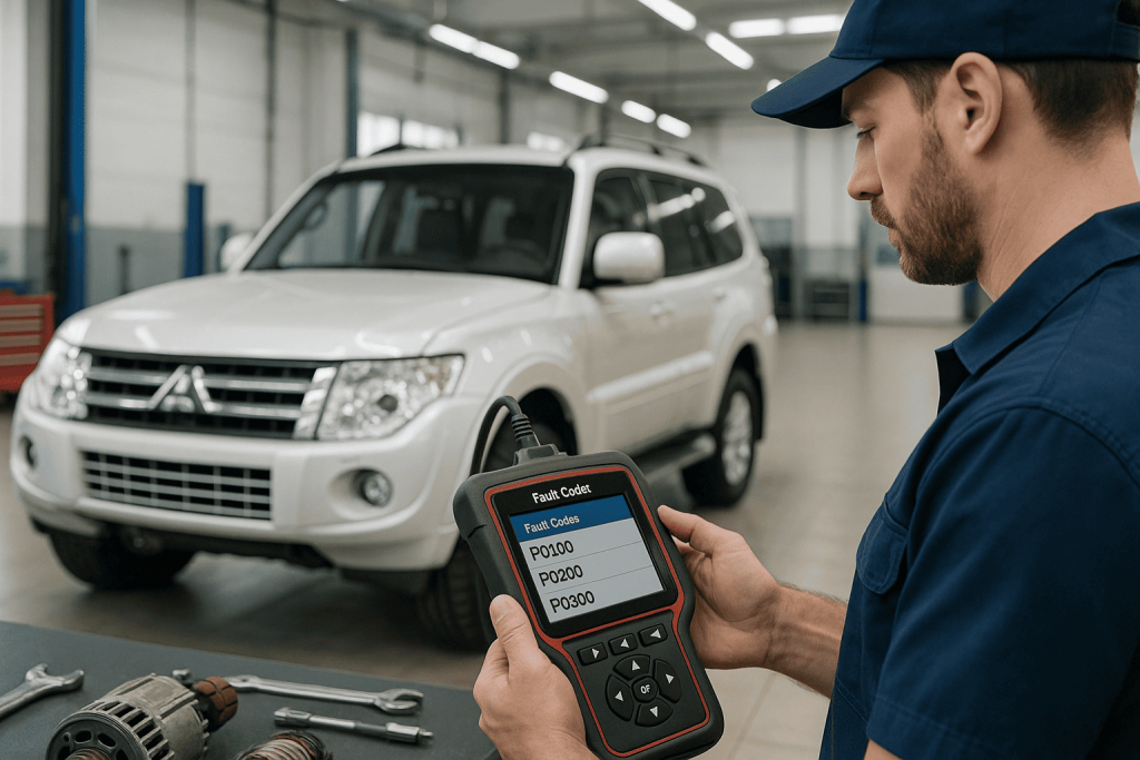 Диагностика ошибок OBD-II в Mitsubishi Pajero: расшифровка кодов и устранение