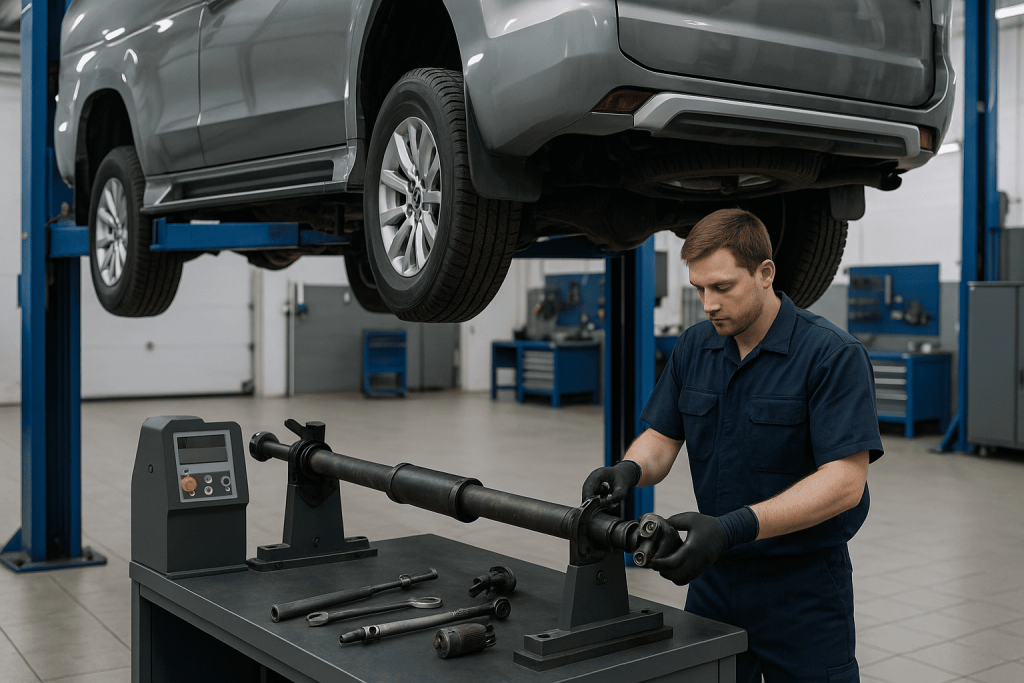 Ремонт карданных валов Pajero Sport: балансировка, замена крестовин и муфт