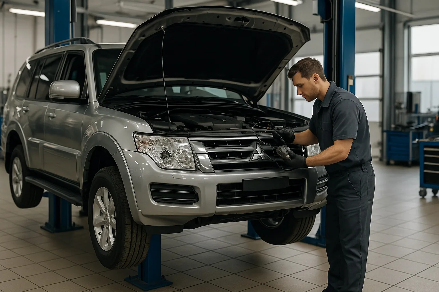 Плановое ТО Mitsubishi Pajero: график и чек-лист