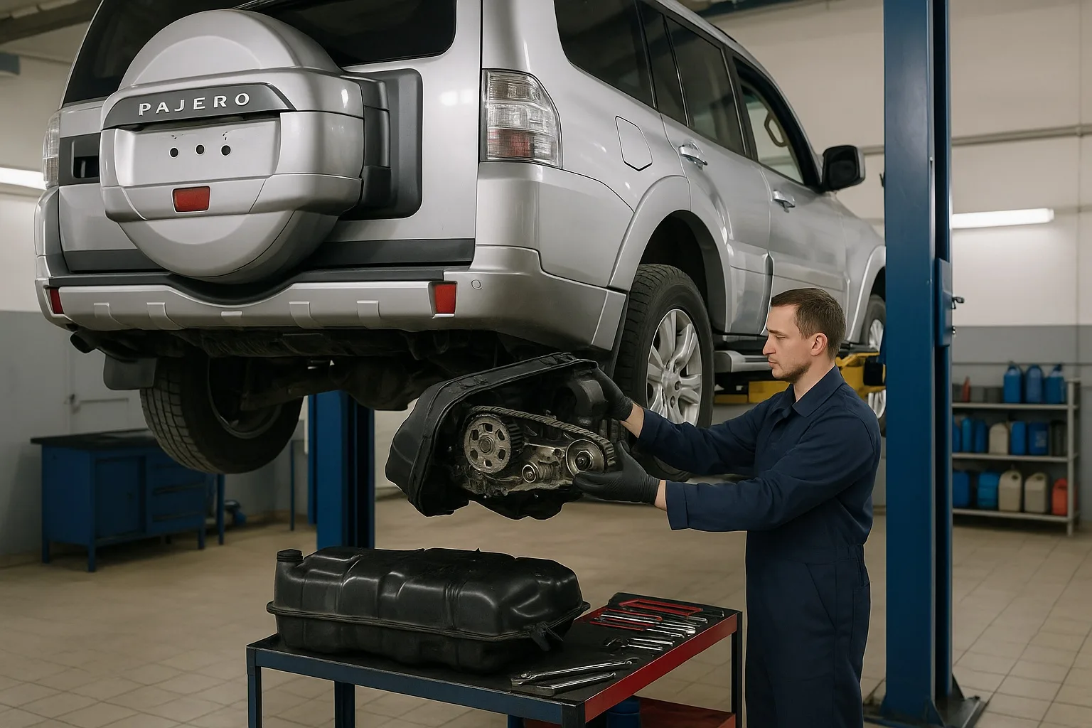 Замена топливного бака на Mitsubishi Pajero пошаговое руководство