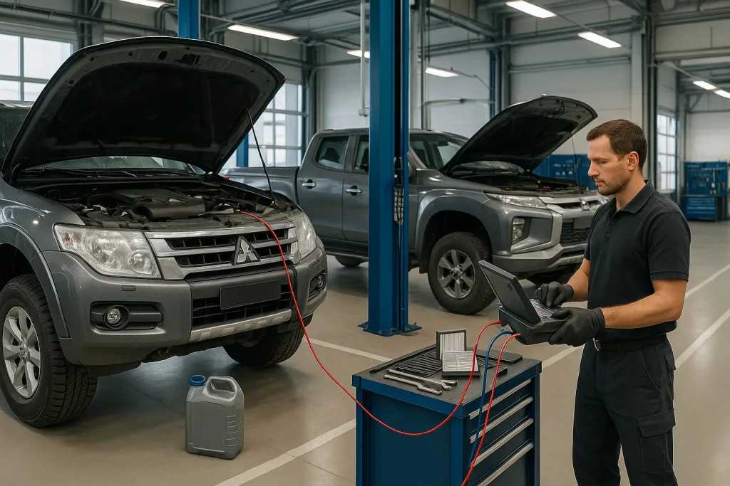 Как выбрать автосервис для ремонта Паджеро и L200: чек-лист владельца перед сдачей машины