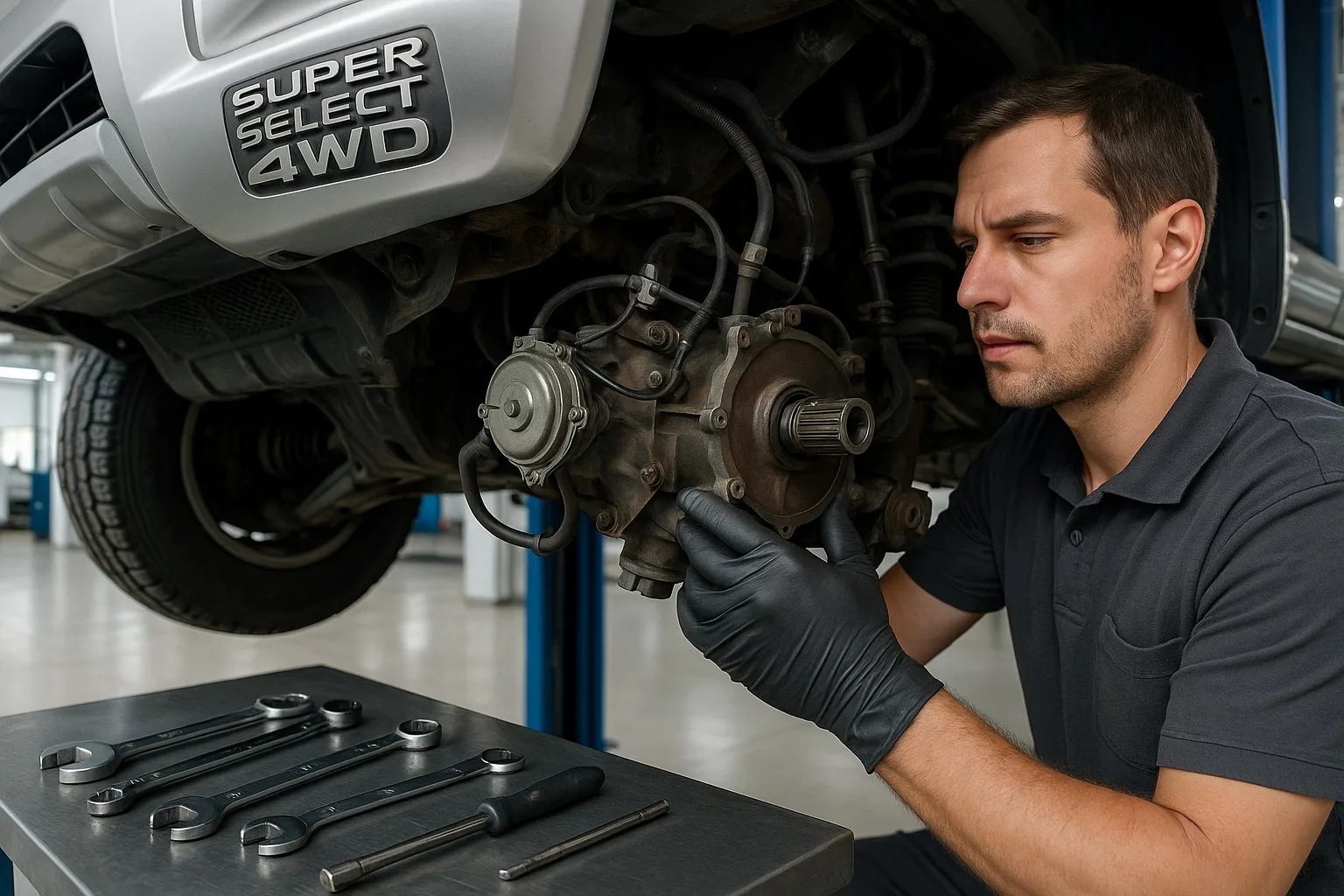Ремонт системы полного привода «Super Select 4WD» на Pajero: проверка муфт и адаптаций
