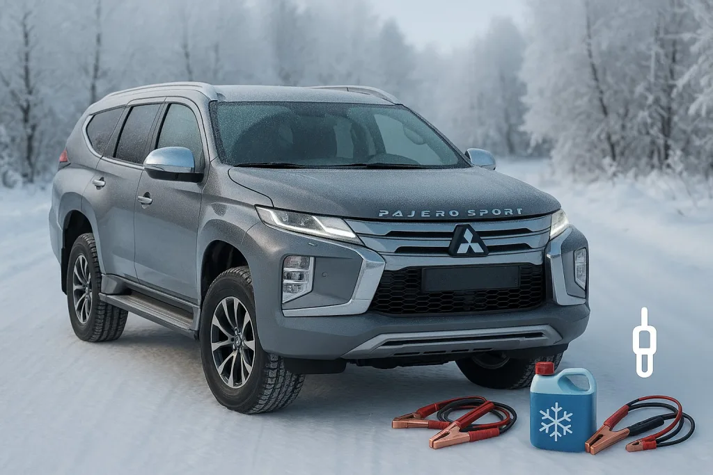 Подготовка Паджеро Спорт к эксплуатации зимой: антифриз, свечи накала, аккумулятор