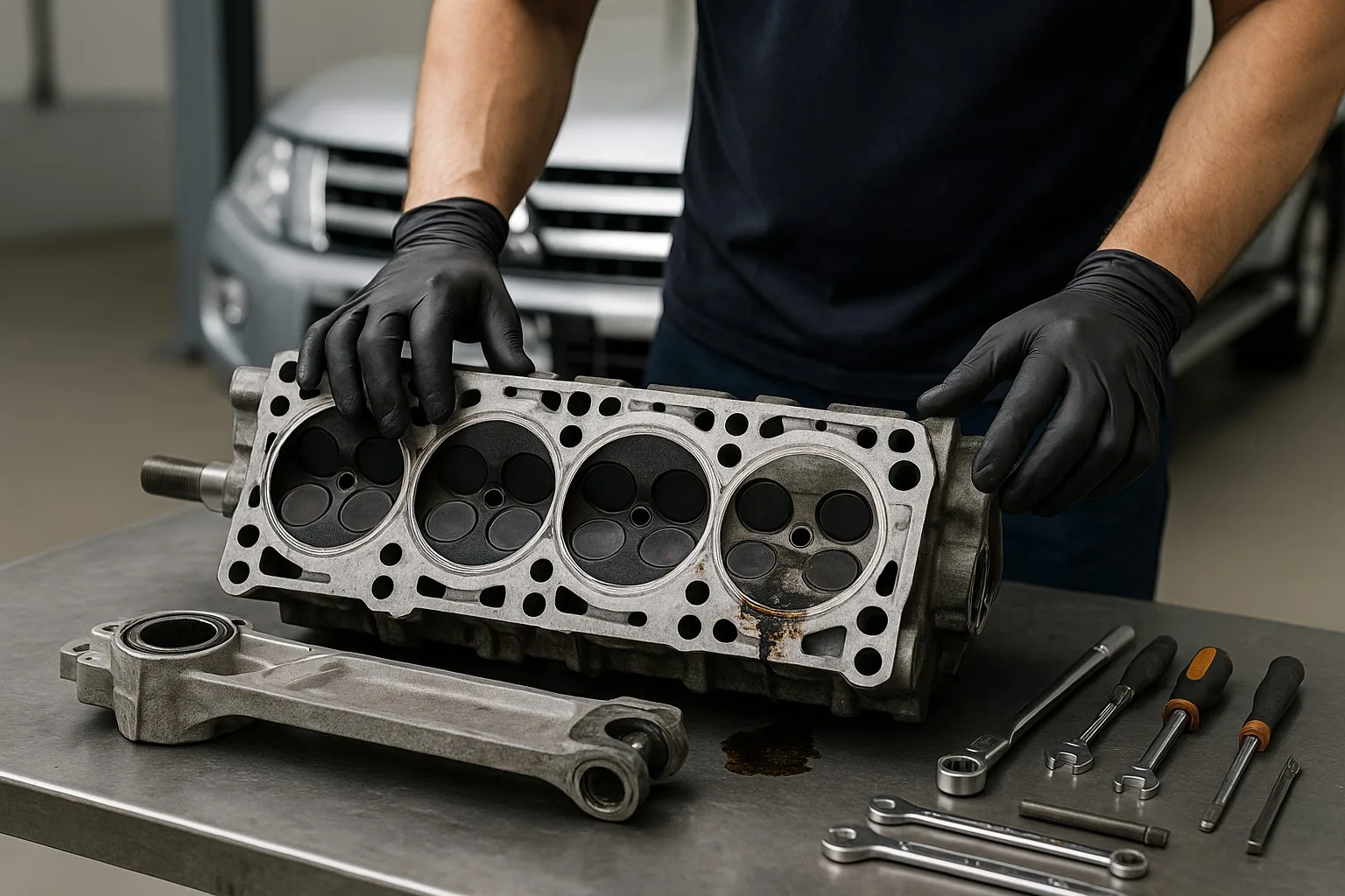 Прогорела прокладка ГБЦ на Паджеро: как правильно восстанавливать