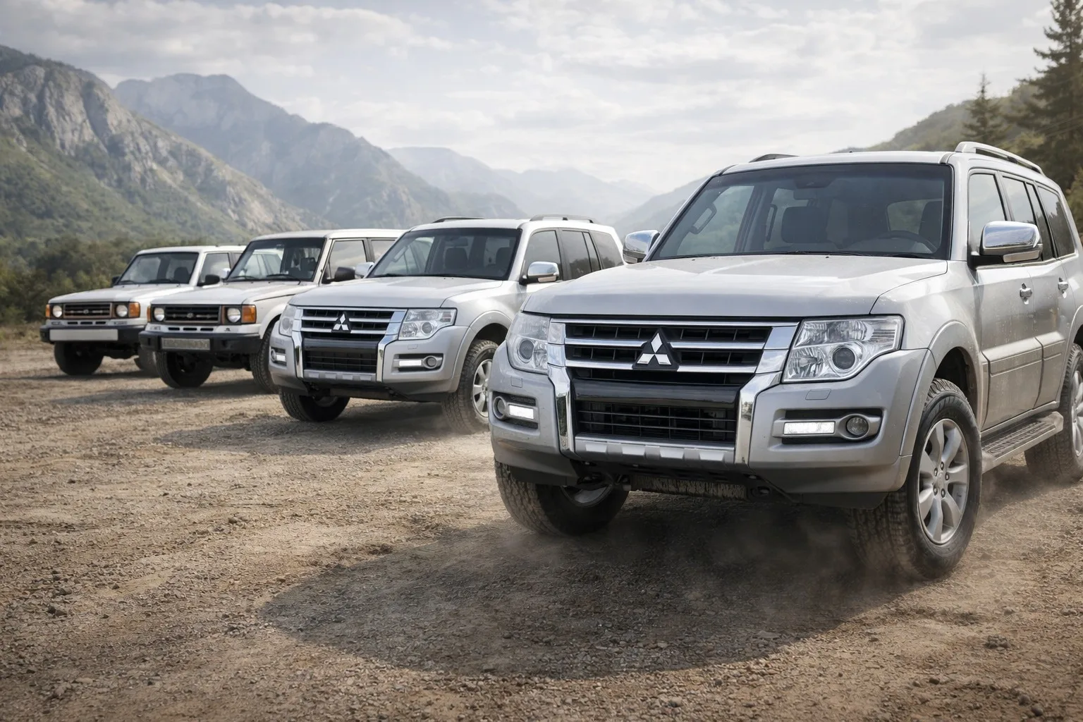 История развития Mitsubishi Pajero: поколения и ключевые изменения