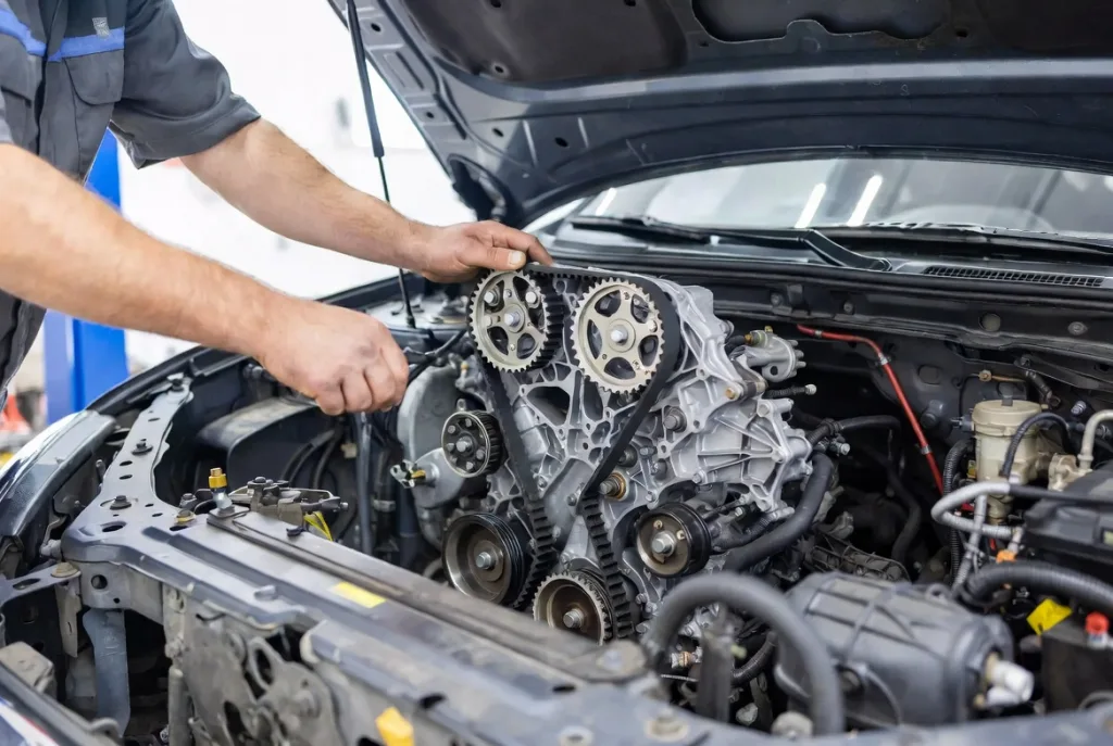 Замена ремня ГРМ на Pajero Sport: почему нельзя верить заводскому регламенту в 90 000 км