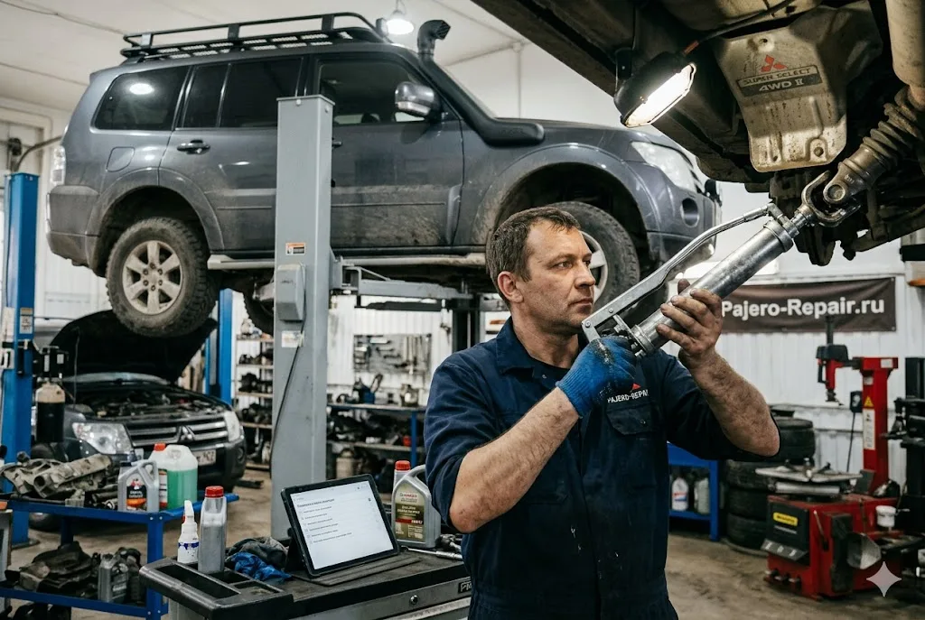 Как часто делать ТО Mitsubishi Pajero и что в него входит