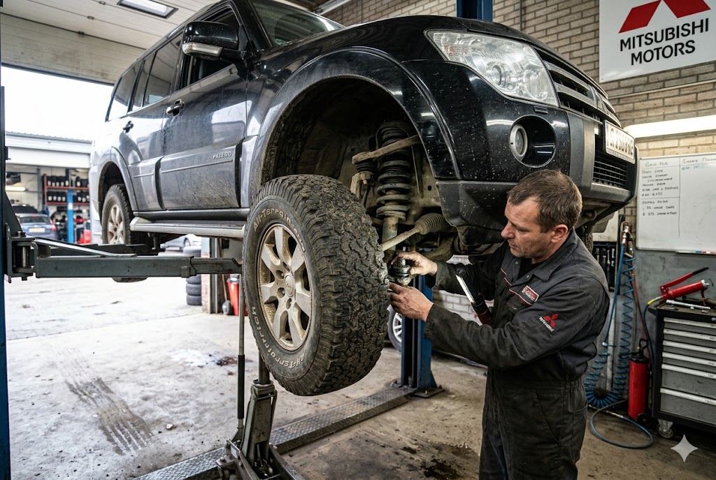 Стук в подвеске Mitsubishi Pajero: причины и решения