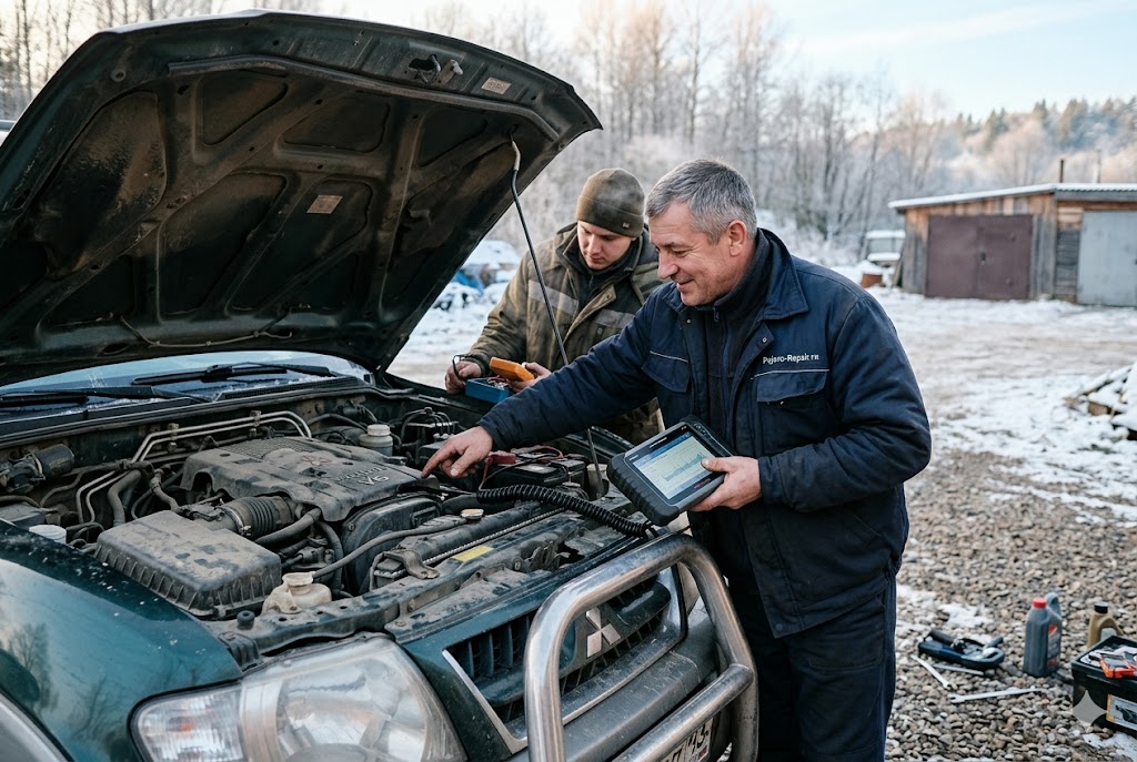 Почему АКПП Pajero пинается на холодную: диагностика без снятия коробки